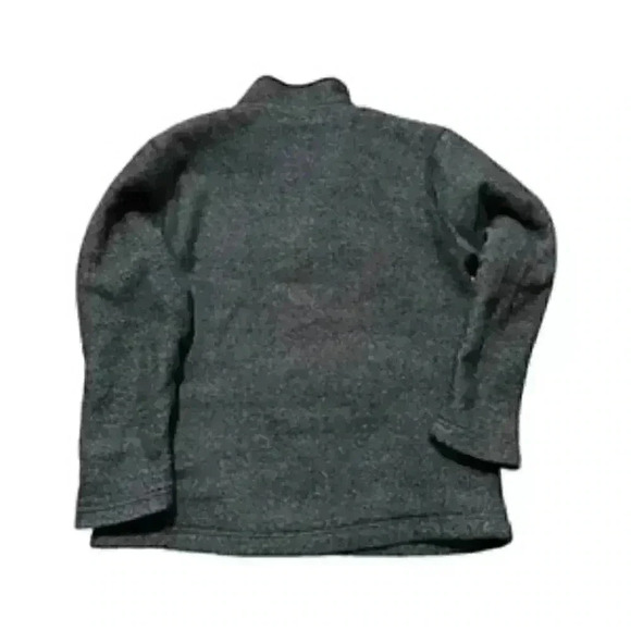 Orvis Warm Heavy 1/4 Zip Jacket fully Fleece Lined Pullover Black And Gray Tweed - Picture 3 of 10